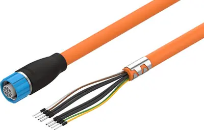 Horká Nabídka NEBM-M16G8-E-10-Q9-LE8 kabel pro motor (8003767) FESTO .
