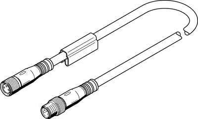 NEBU-M8G3-K-2.5-M8G4 spojovací vedení (554037) FESTO . Výhodná Nabídka