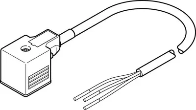 Cenově Výhodný NEBV-A1W3F-P-K-0.6-N-LE3 spojovací vedení (3679776) FESTO .