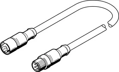 Nakupujte Hned NEBV-M12G8-K-2-M12G4 přívodní kabel (553575) FESTO .