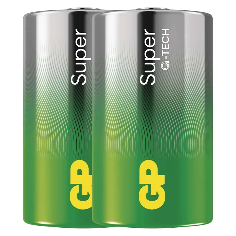 Levný GP Baterie velký mono ALKALINE Super 2ks