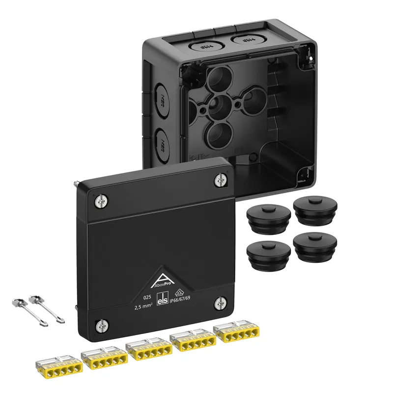 SK0396399-CZ20260306-083626-0-1772757397-pim-3329663_1 SPELSBERG Krabice ABOX Pro 025-25/sw NEW 2,5 mm² IP66/IP67/IP69 IK09 rozbočovací bezhalogenová Must-Have